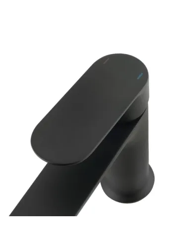 Змішувач для умивальника Venta BF125MB чорний матовий, одноважільний