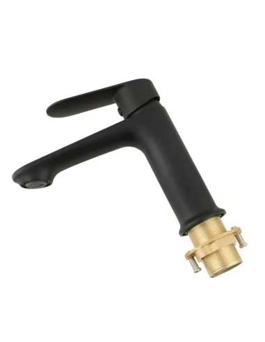 Змішувач для умивальника Venta BF125MB чорний матовий, одноважільний