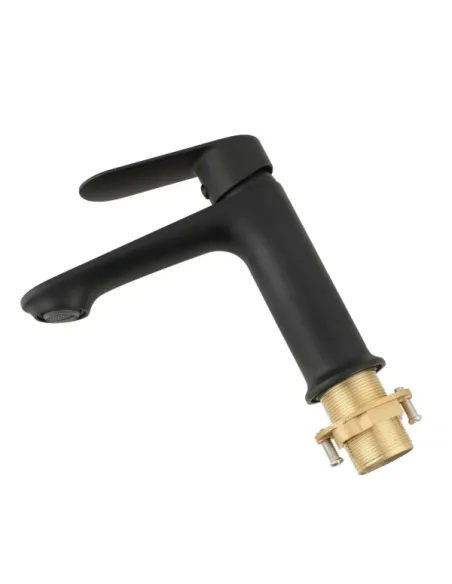 Змішувач для умивальника Venta BF125MB чорний матовий, одноважільний