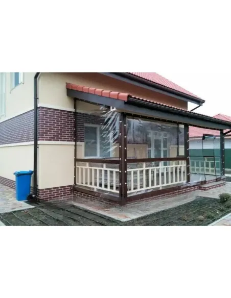 М`яке вікно ПВХ для альтанки КТУ ПВХ-1,5х5-А 1,5х5 метра, прозоре