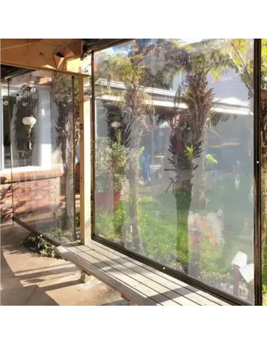 Мягкое ПВХ окно для беседки КТУ ПВХ-1,5х6-А 1,5х6 метра, прозрачное