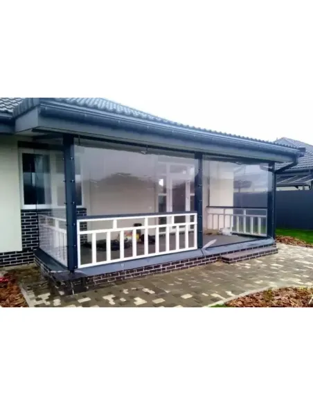 Мягкое ПВХ окно для беседки КТУ ПВХ-1,5х6-А 1,5х6 метра, прозрачное