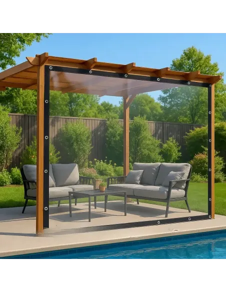 М`яке ПЕТ вікно для альтанки КТУ PE-13-А 1х3 метри, матове