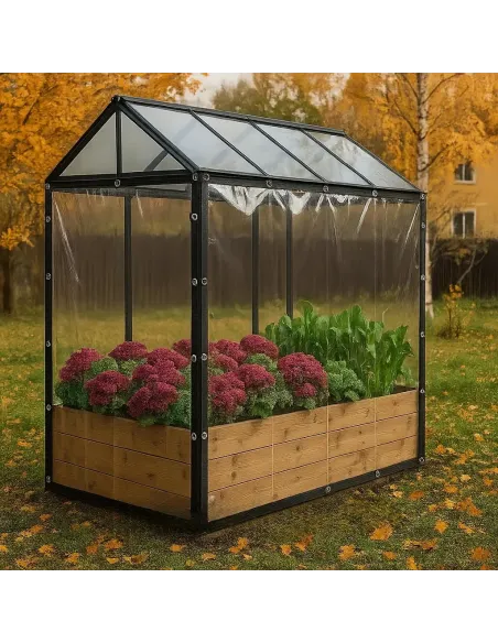 М`яке ПЕТ вікно для альтанки КТУ PE-13-А 1х3 метри, матове