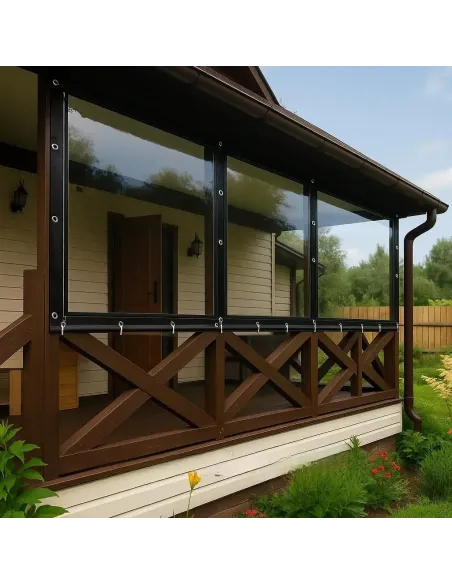 М`яке ПЕТ вікно для альтанки КТУ PE-13-А 1х3 метри, матове