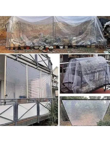 Мягкое ПЕТ окно для беседки КТУ PE-36-А 3х6 метра, матовое