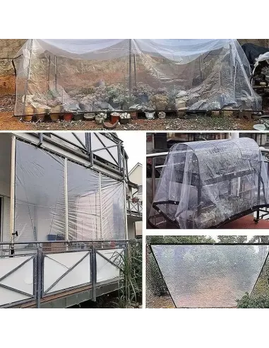 Мягкое ПЕТ окно для беседки КТУ PE-23-А 2х3 метра, матовое