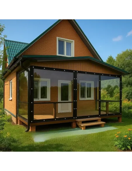 Мягкое ПЕТ окно для беседки КТУ PE-35-А 3х5 метра, матовое