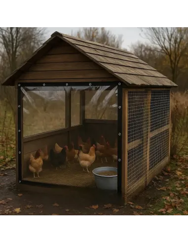 Мягкое ПЕТ окно для беседки КТУ PE-34-А 3х4 метра, матовое