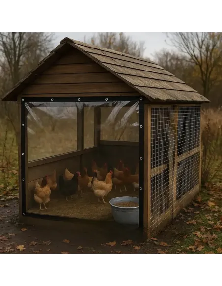 Мягкое ПЕТ окно для беседки КТУ PE-33-А 3х3 метра, матовое