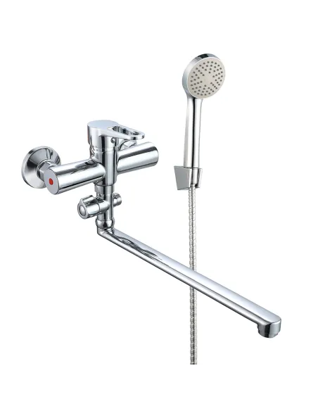 Змішувач для ванни Wezer VRL610-01 з душовим набором, хром.