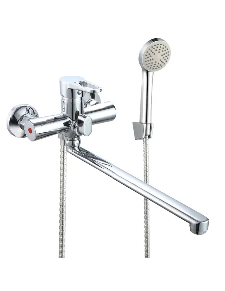 Змішувач для ванни Wezer VRL710-01 з душовим набором, хром.