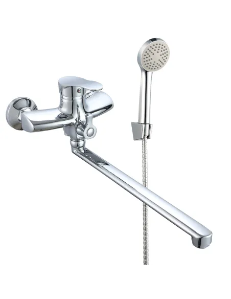 Смеситель для ванны Wezer VRL713-04 с душевым набором, хром