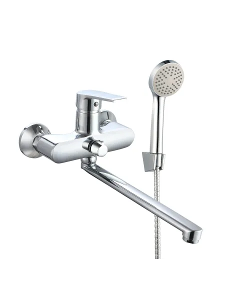 Смеситель для ванны Wezer VRL715-10 с душевым набором, хром