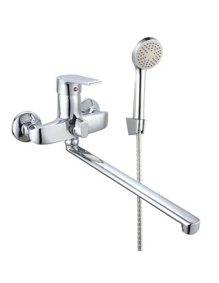 Змішувач для ванни Wezer VRL717-10 з душовим набором, хром.