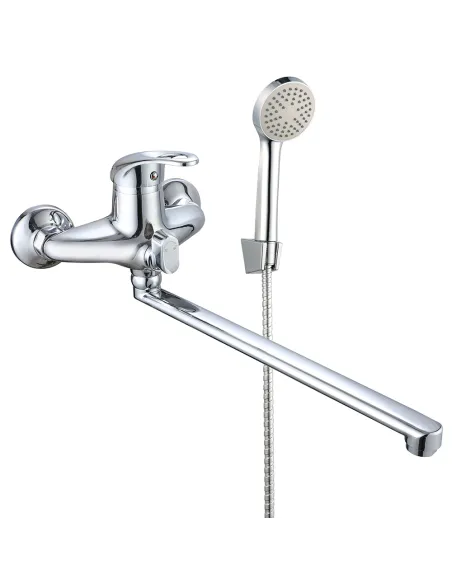 Смеситель для ванны Wezer VRL723-13 с душевым набором, хром