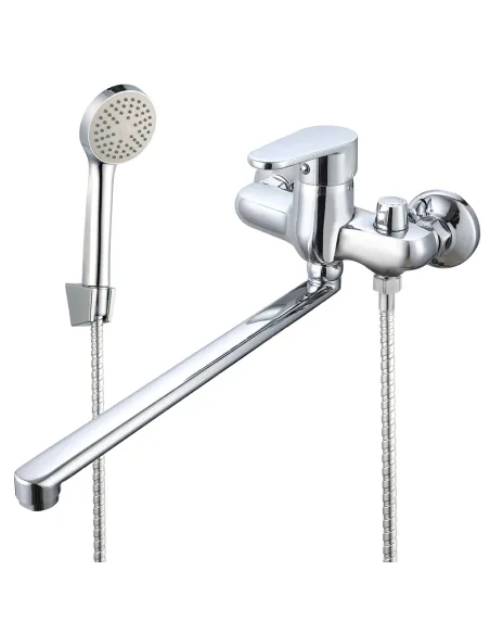 Смеситель для ванны Wezer VRL810-11 с душевым набором, хром