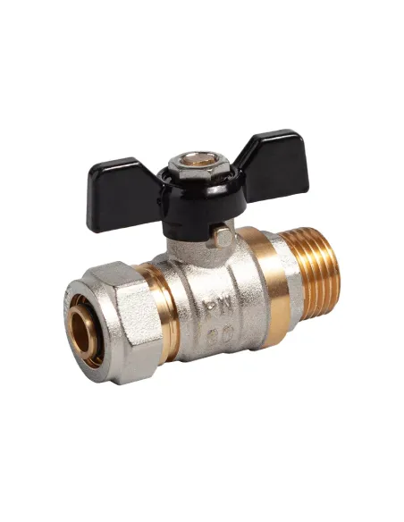 Кран шаровой для металлопластиковых труб ITAL РЗ 1047809, 16 мм х 1/2 дюйма