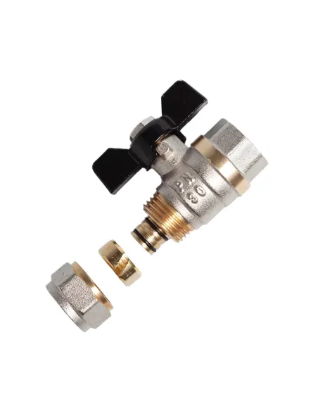 Кран кульовий для металопластикових труб ITAL РВ 1047807, 16 мм х 1/2 дюйма