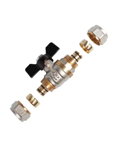 Кран шаровой для металлопластиковых труб ITAL 1047805, 16 мм