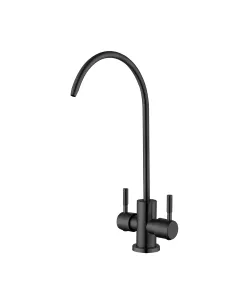 Кран для фильтра очистки воды Wezer EKO4S-13-BLACK двойной