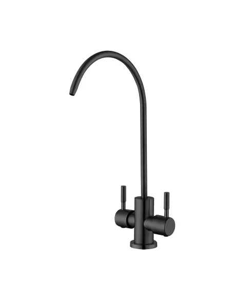 Кран для фільтру очищення води Wezer EKO4S-13-BLACK подвійний