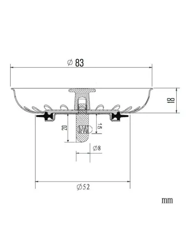 Сетка для мойки Wezer W-001, нержавеющая сталь
Lidz
