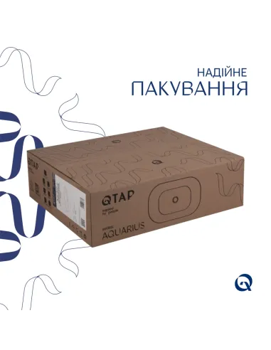 Накладная раковина Q-Тap Aquarius QT21112185WN47295 White, 470x380x120 мм