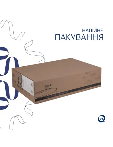 Накладная раковина Q-Тap Robin QT13112143PWN47297 White, 600x390x150 мм