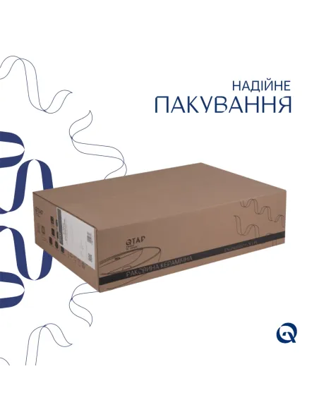 Накладна раковина Q-Тap Robin QT13112143PWN47297 White, 600x390x150 мм