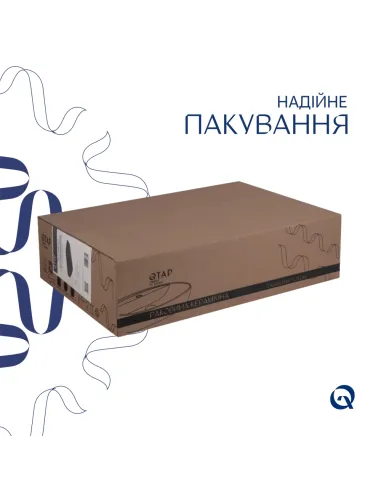 Накладная раковина Q-Тap Scorpio QT14112243MBN47298 Matt Black, 550х390х120 мм