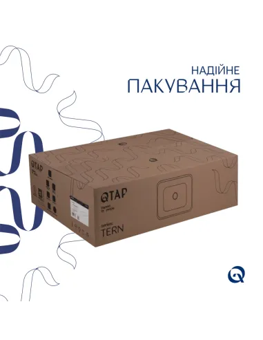 Накладна раковина Q-Тap Tern QT17112074WN47301 White, 480х370х135 мм