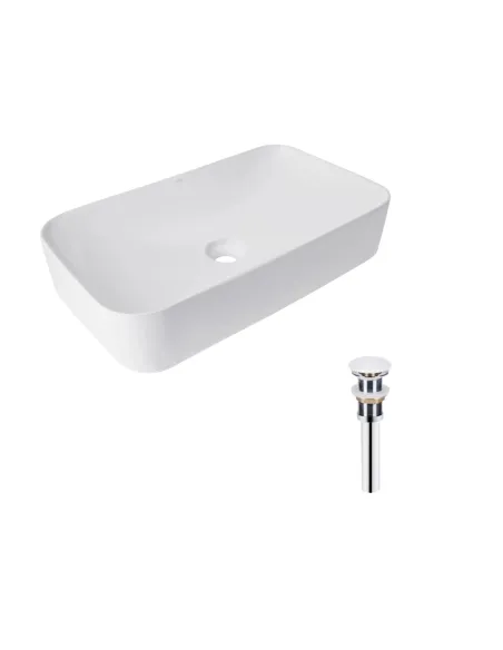 Накладна раковина Q-Тap Tern QT17112270WN47304 White, 610x350x135 мм