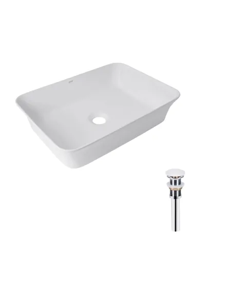 Накладная раковина Q-Тap Virgo QT18112261WN47305 White, 490х350х110 мм