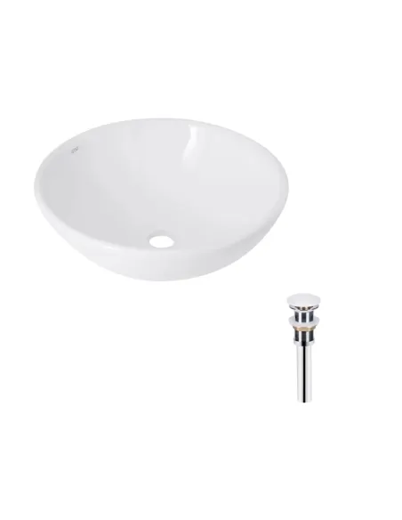 Накладна раковина Q-Тap Owl QT1911K53WN47319 White, 400х400х155 мм