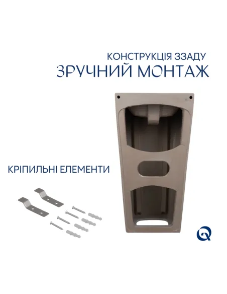 Напольная раковина Q-Тap Tern QT1711G302WN47320 White, 440х380х830 мм