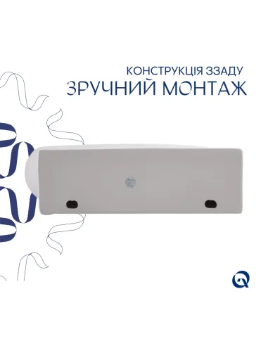 Керамічна раковина Q-Тap Leo QT11115011LWN47332 White, 430x285x160 мм настінна