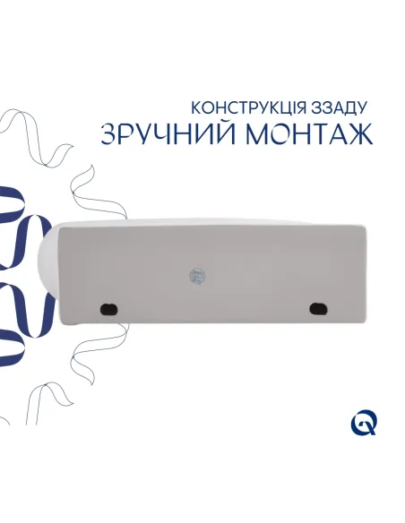 Керамічна раковина Q-Тap Leo QT11115011LWN47332 White, 430x285x160 мм настінна