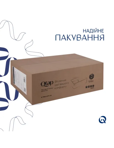 Керамическая раковина Q-Тap Leo QT11115011LWN47332 White, 430x285x160 мм настенная