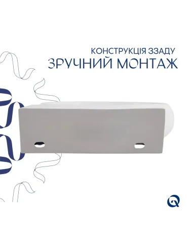 Керамическая раковина Q-Тap Leo QT11115011RWN47333 White, 430x285x160 мм настенная