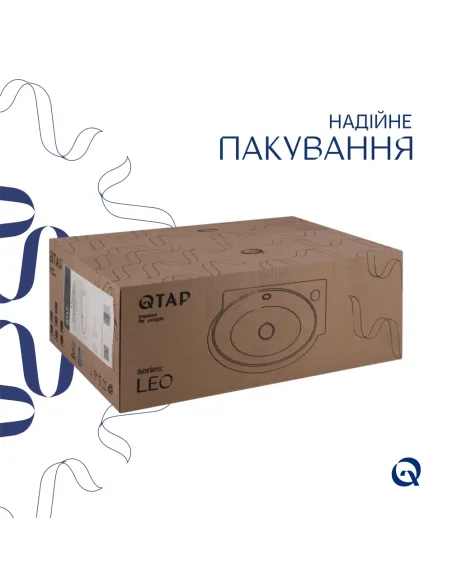 Керамическая раковина Q-Тap Leo QT11115011RWN47333 White, 430x285x160 мм настенная