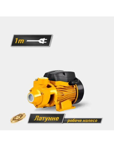 Вихревой скважинный насос Tekk Haus QB60 0.37 кВт, кабель 1 метр