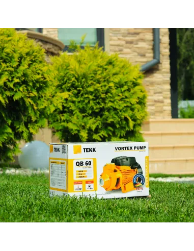 Вихревой скважинный насос Tekk Haus QB60 0.37 кВт, кабель 1 метр