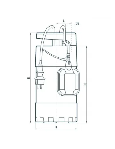 Дренажный насос NPO DSP 1000PD 1 кВт