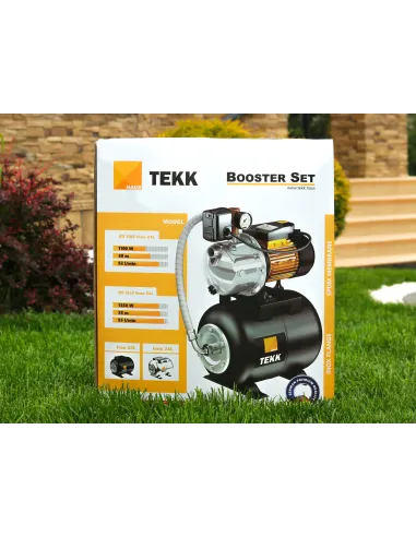 Насосная станция Tekk Haus BS 1100 Inox 24L Inox 1,1 кВт, бак 24 литра