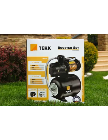 Насосная станция Tekk Haus BS 1100L 24L black L 1,1 кВт, бак 24 литра