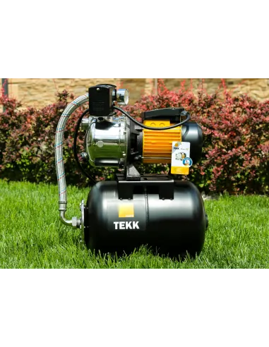 Насосная станция Tekk Haus BS 1350 Inox 24L black 1.35 кВт, бак 24 литра