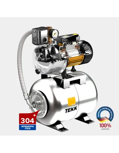 Насосная станция Tekk Haus BS 1350 Inox 24L Inox 1.35 кВт, бак 24 литра