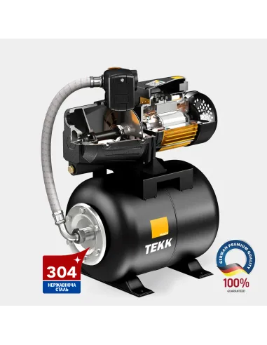 Насосная станция Tekk Haus BS 1350L 24L black 1.35 кВт, бак 24 литра