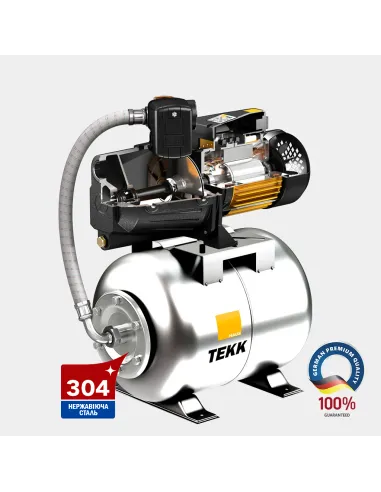 Насосна станція Tekk Haus BS 1350L 24L Inox 1.35 кВт, бак 24 літри
